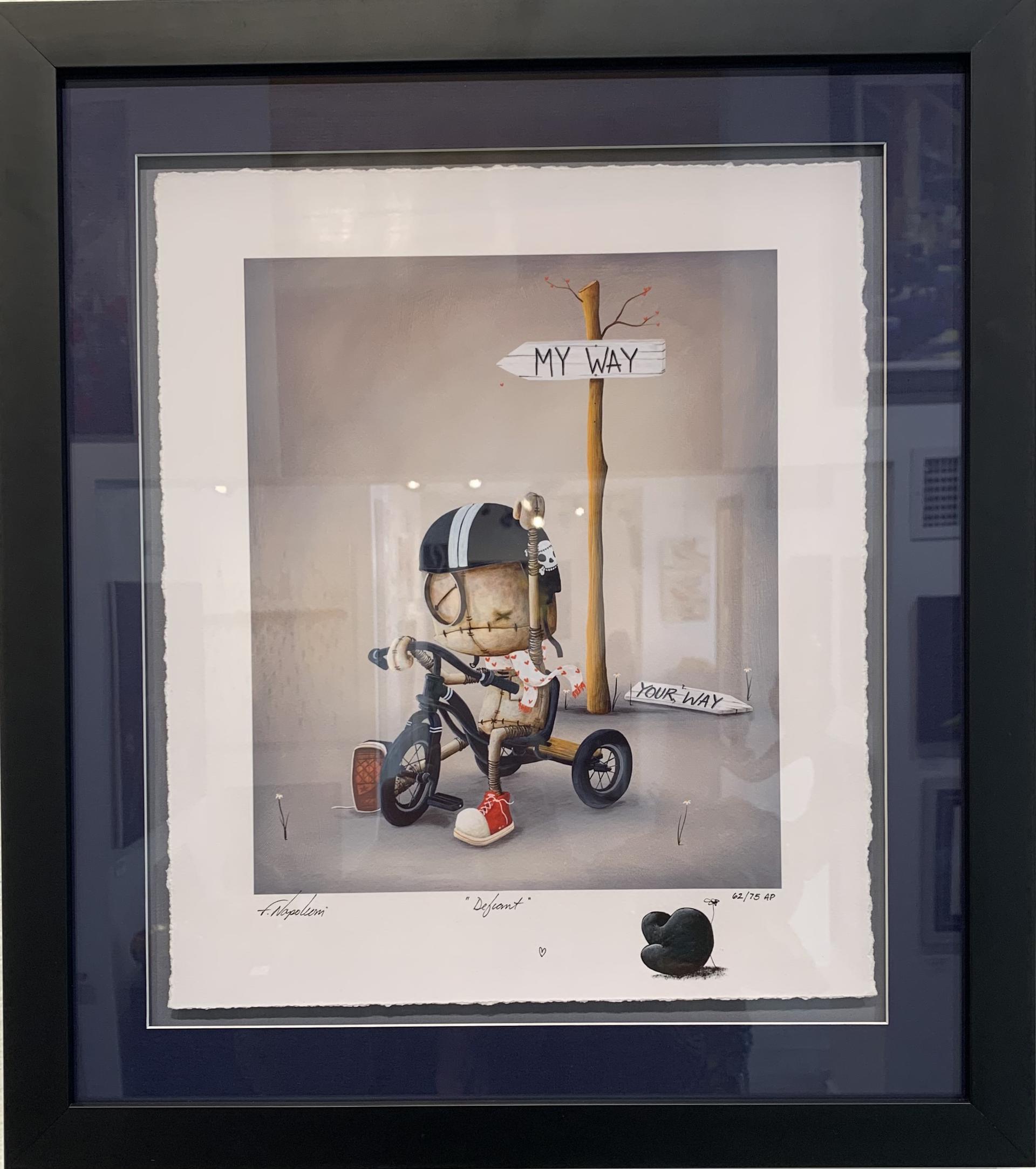 Fabio Napoleoni Defiant (AP) Itty Bitty (Framed)